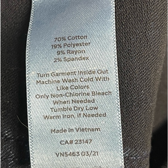 Talbots Curvy Dark Wash Denim Jegging Size 6 - Picture 8 of 10